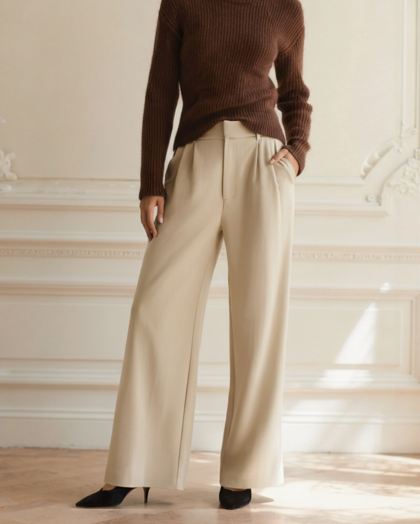 Serena Wide-Leg Trousers